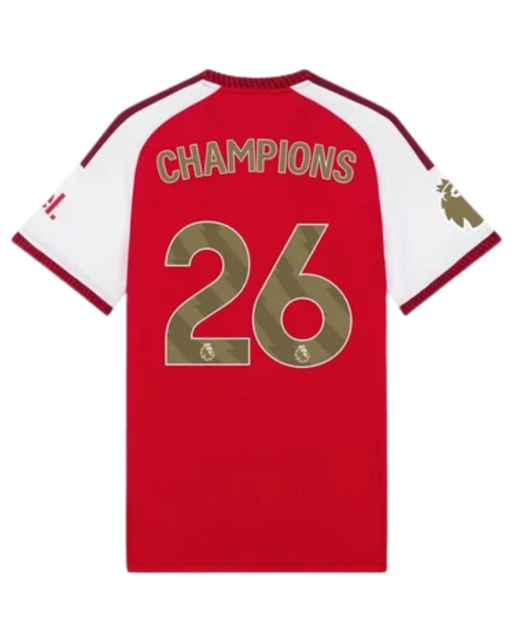 Arsenal 2026/27 Home Shirt - Champions Edition