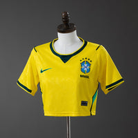 Women's Brazil Home 26/27 Crop Shirt