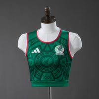 Women's Mexico Home 26/27 Crop Shirt