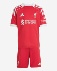 Kids kit Liverpool Home 25/26 - With Socks