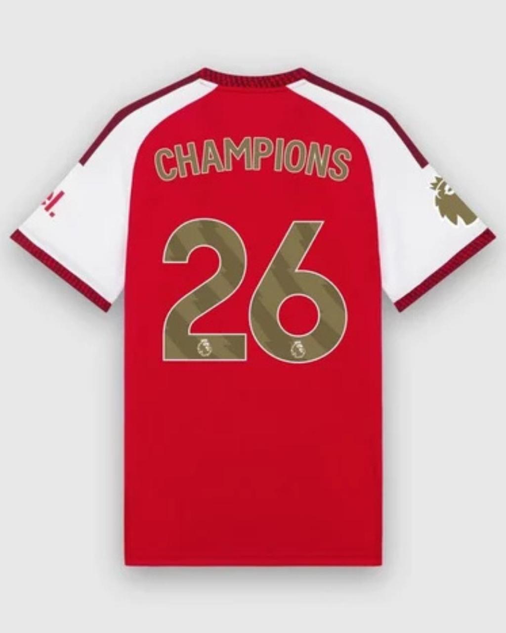 Arsenal 2026/27 Home Shirt - Champions Edition